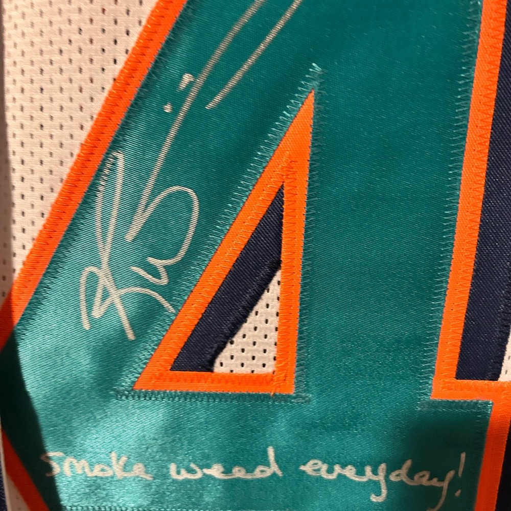 Authenticated Signed Ricky Williams Dolphins Foot… - image 5